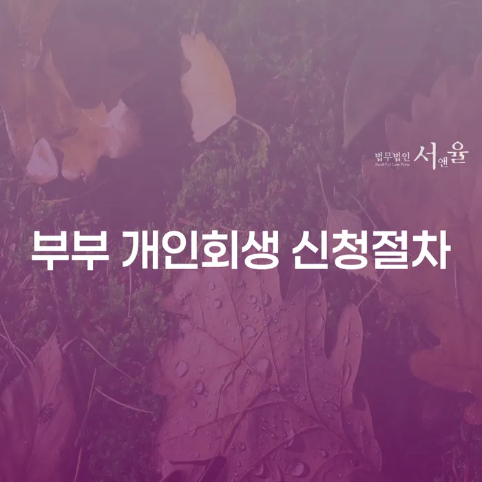 부부 개인회생 신청절차, 이경제법무사와 함께하는 성공적인 재기 방법은?