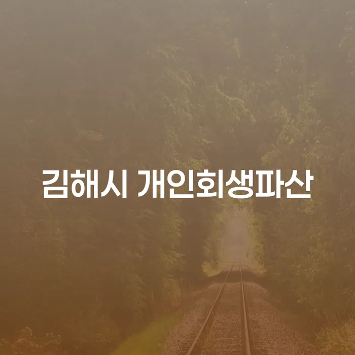 김해시 개인회생파산, 지금 당신에게 필요한 해결책일까요?